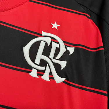 Regata Flamengo I 2025 s/n° Torcedor Adidas Masculina - Vermelho+Preto