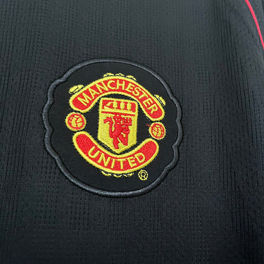 Camisa Retrô Away II do Manchester United 2007 Preta - Manga Longa