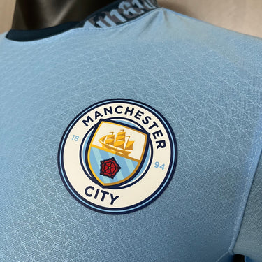 Manga longa Manchester City Home 24/25 Modelo Jogador