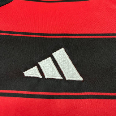 Kit Infantil Flamengo I 2025 s/n° Torcedor Adidas - Vermelho+Preto