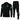 Conjunto Inter de Milão 21/22 Preto - Nike - Com Ziper