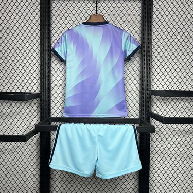 Conjunto Infantil Arsenal Third 24/25 - Roxa