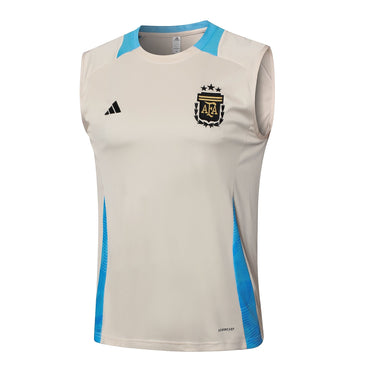 Conjunto Argentina 2024/25 - Bege e Azul