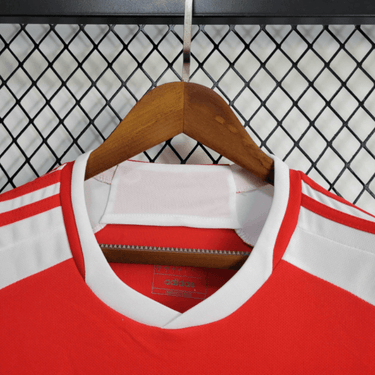 Camisa Internacional I 24/25 Torcedor Adidas Feminina - Vermelho + Branco