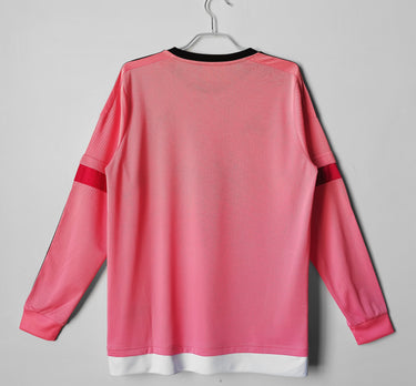 Camisa da Juventus 2015 Retrô Manga longa - Rosa
