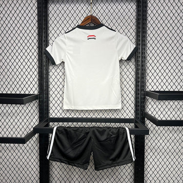 Kit Infantil Manchester United 24/25 - Branco e Vermelho