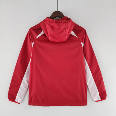 Corta-vento Internacional 22/23 Adidas - Vermelho e Branco