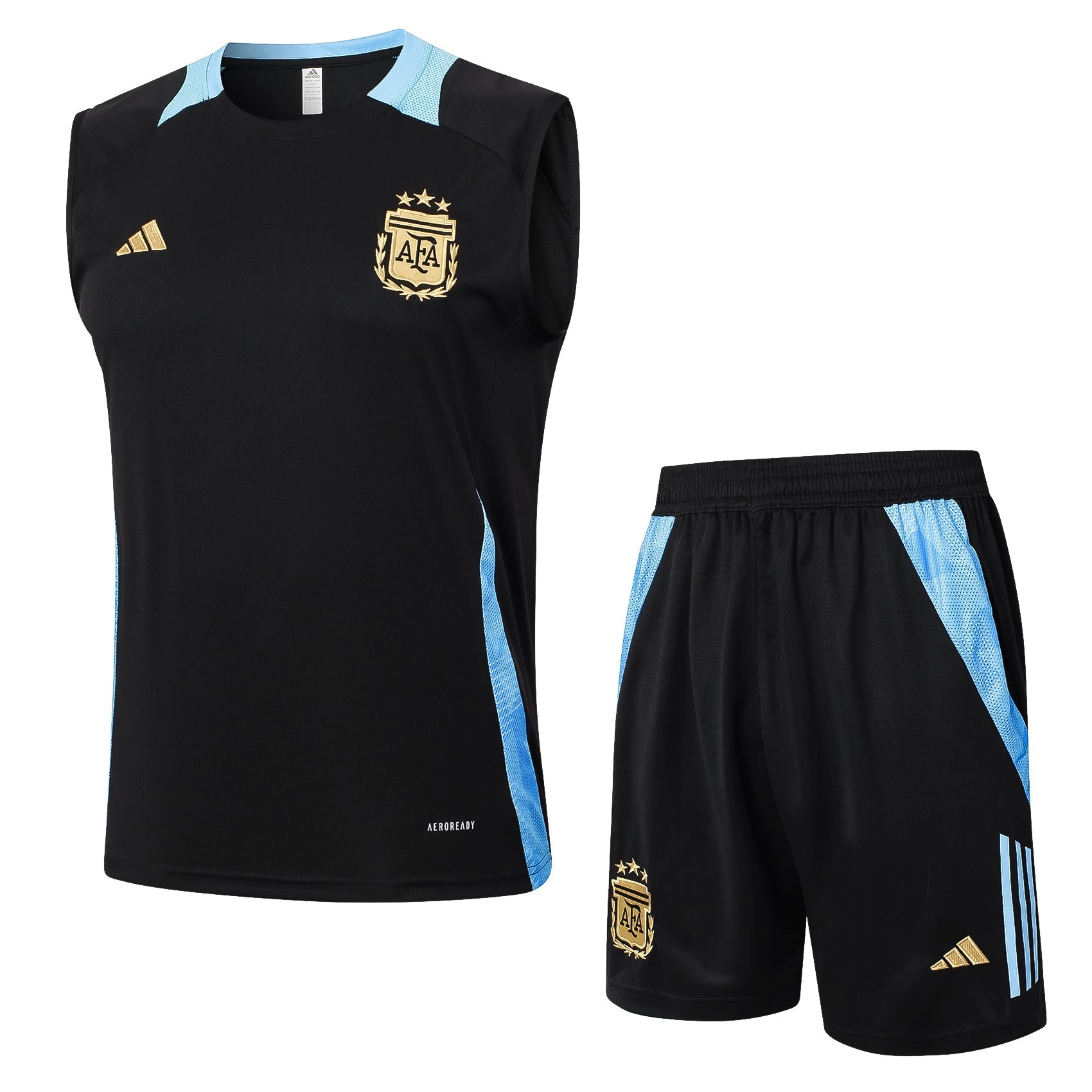 Conjunto Argentina 2024/25 - Preta e Azul