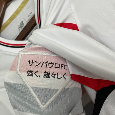 Camisa São Paulo 25/26 Casa - Branco+Vermelho - (Feminina)