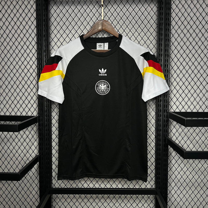 Camisa Alemanha Home 24/25 s/n° Torcedor Adidas Masculino - Preta
