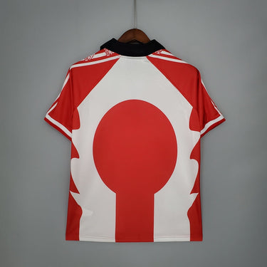 Camisa Athletic Bilbao Retrô 1997/1998 Vermelha e Branca - Kappa
