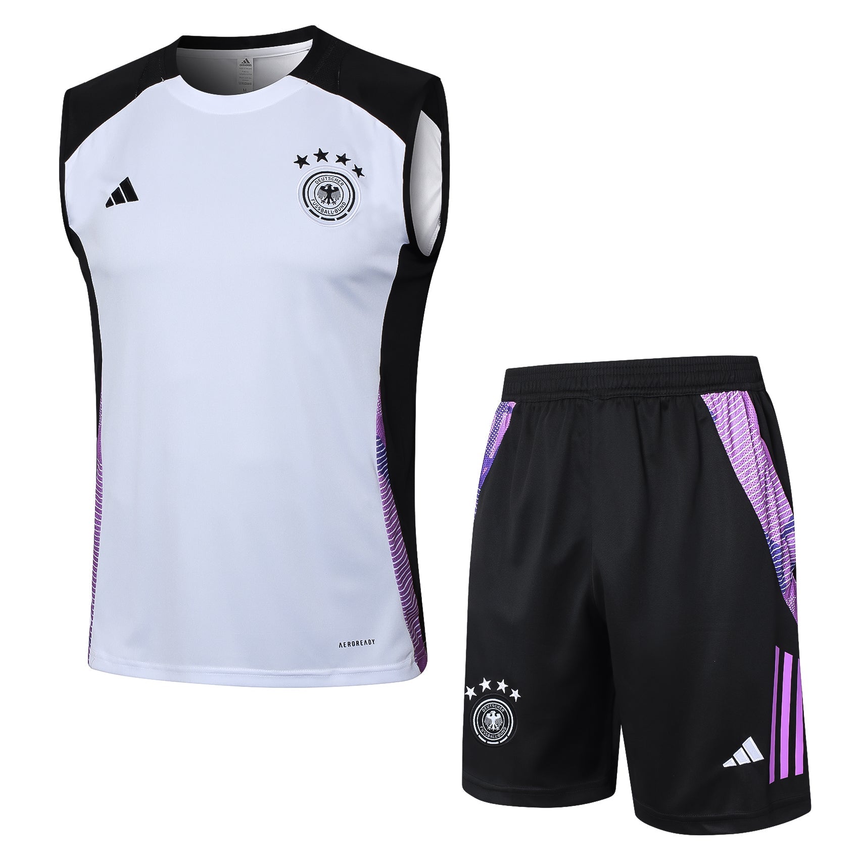Conjunto Alemanha 2024/25 - Preto e Branco