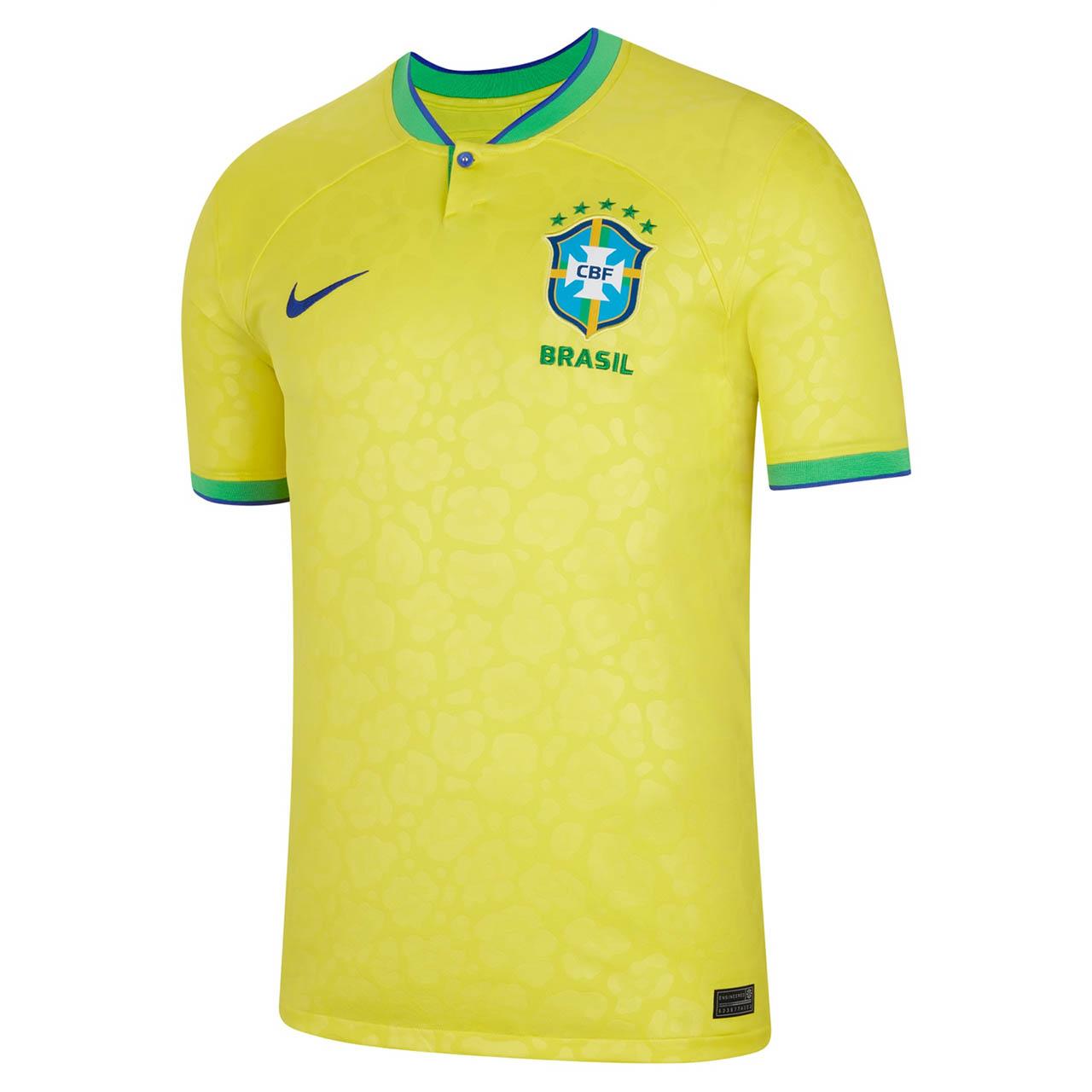 Camisa Seleção Brasil 22/23 Nike Modelo Jogador - Amarelo