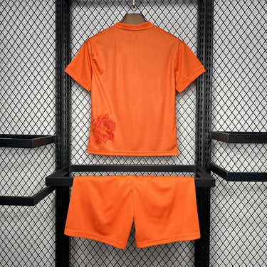 Kit Infantil Real Madrid Away 24/25- Laranja