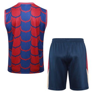 Conjunto Barcelona 2024/25 - Azul e Vermelha