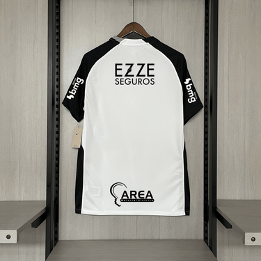 Camisa Nike Corinthians  I 2025  - Preta e Branca - Masculina