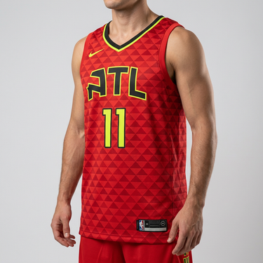 Regata NBA Atlanta Hawks Nike Authentic Young 11 - Vermelha